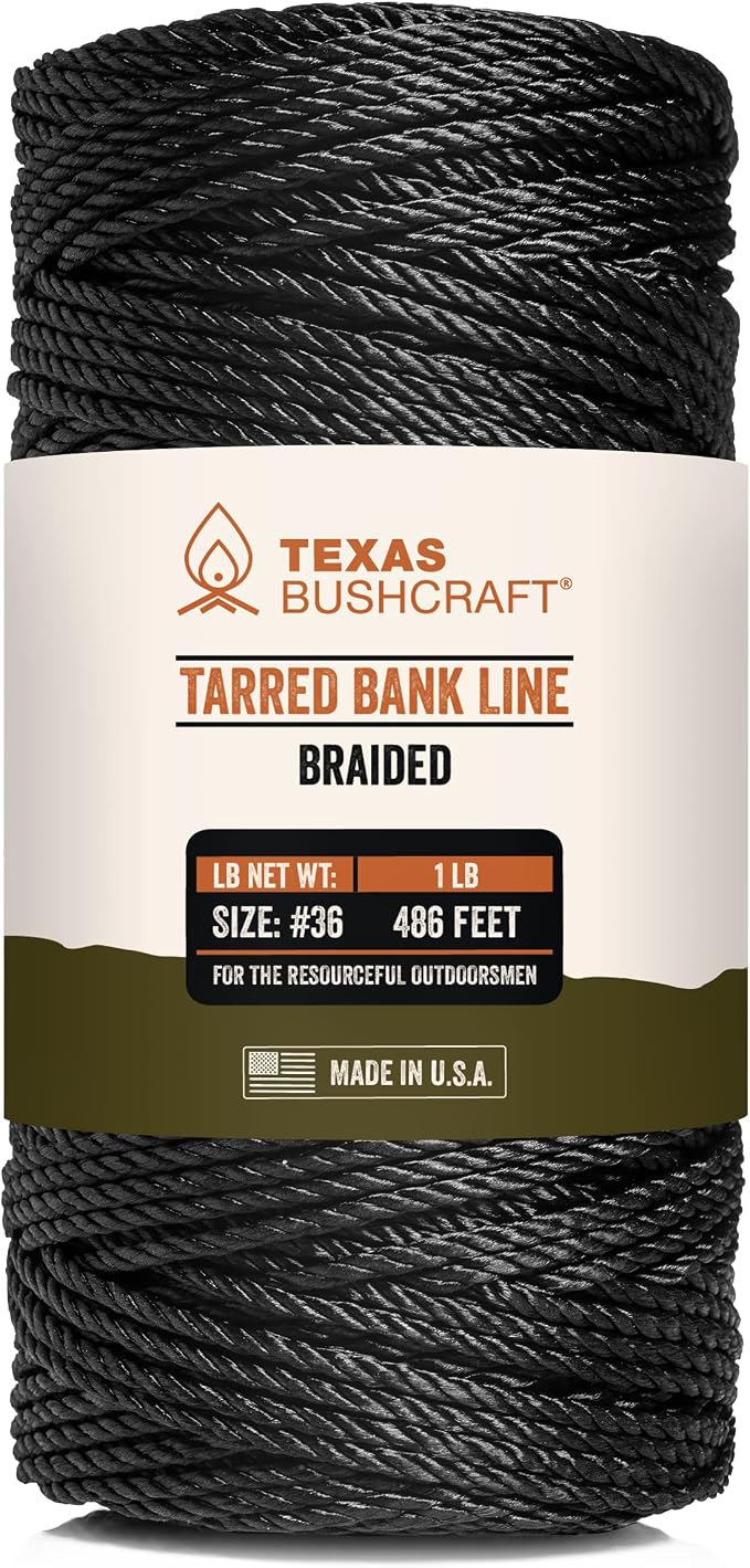 Texas Bushcraft Tarred Bank Line Twine by TexasBushcraft