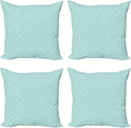 Ambesonne Celtic Decorative Throw Pillow Case Pack of 4, Aqua Celtic Style by Ambesonne