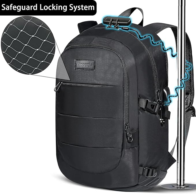 Tzowla 40 Liter Anti Theft Backpack - Image 5