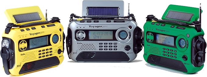 Kaito Voyager Pro KA600 Digital Solar Dynamo Hand Crank AM/FM/LW/SW & NOAA - Image 8