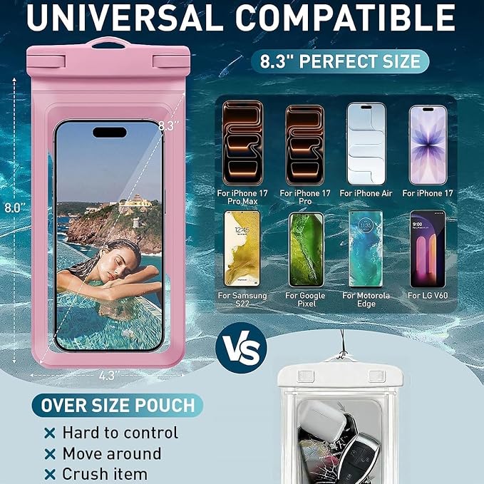 Universal Waterproof Phone Case, - Image 2