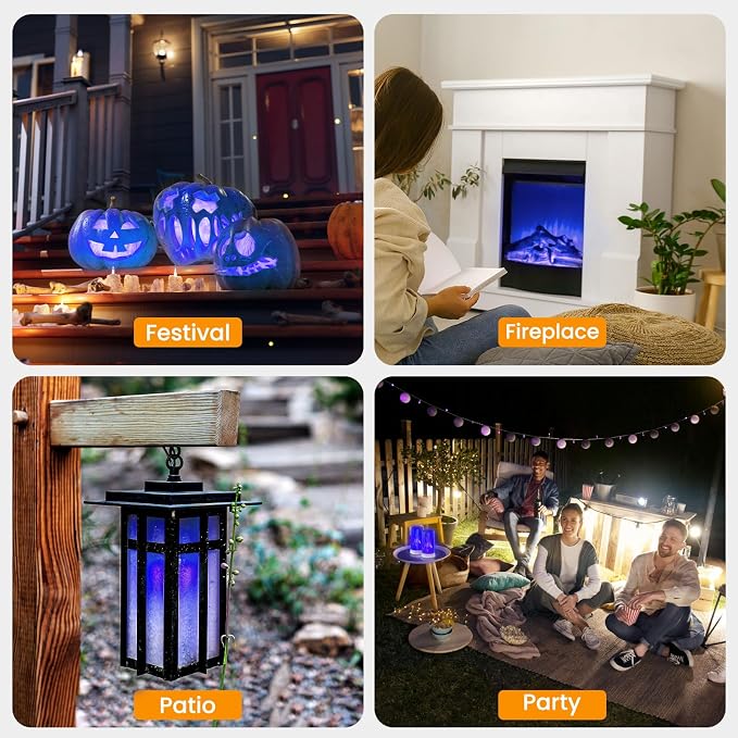 【Upgraded】 LED Flame Lights - Image 2