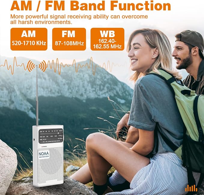 Goodes NOAA Weather Radio, AM FM NOAA Emergency Radio Portable - Image 2