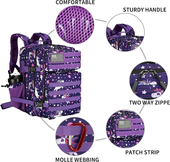 Lovelinks21 25L Tactical Military Backpack Small Travel Rucksack - Image 4