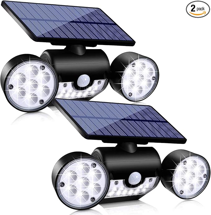Outdoor Solar Lights, 30 LED Solar Security Lights by Ollivage