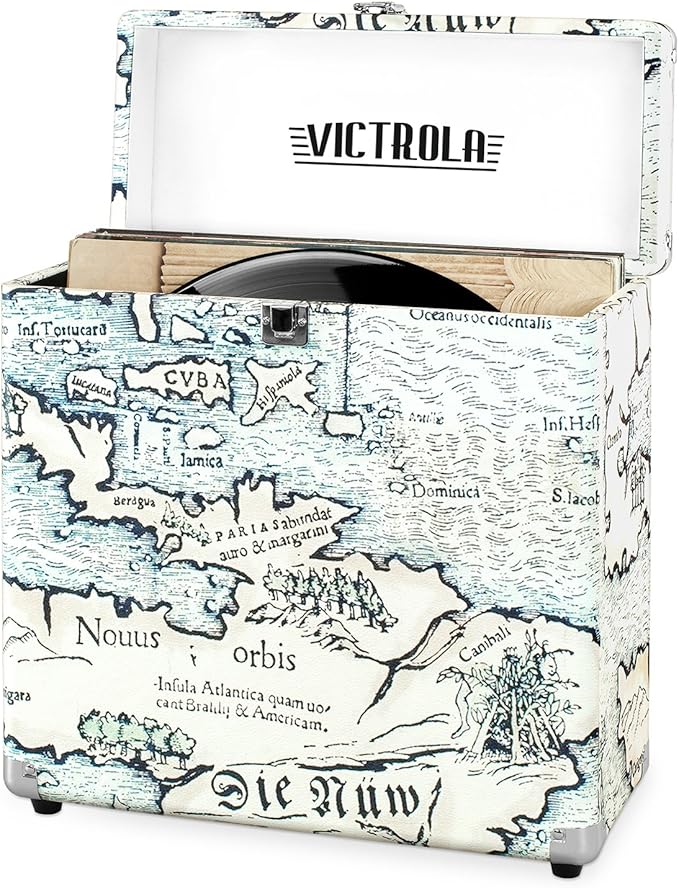Victrola Collector – Record Storage Case – Holds 30+ Vinyl Turntable Records by Victrola