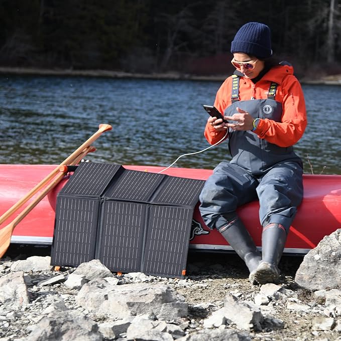 FlexSolar 60W Portable Solar Panels Chargers QC3.0 USB-A USB-C DC5521 8mm - Image 7