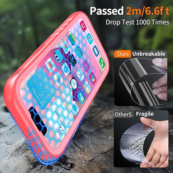 Cozycase for iPhone 15 Pro Waterproof Shockproof Dustproof Case - Image 4
