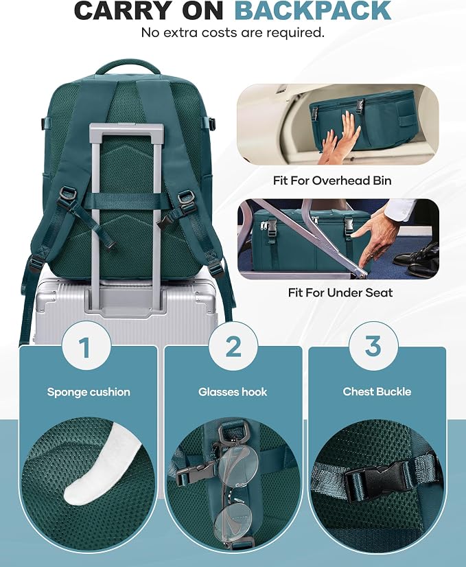 coofay Large Vacuum Backpack Travel - Image 7