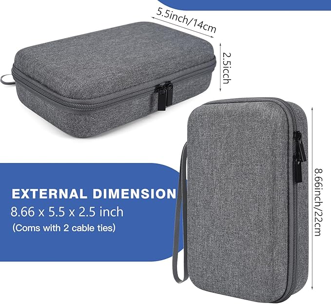 Hard Electronic Organizer Travel Case - Image 5