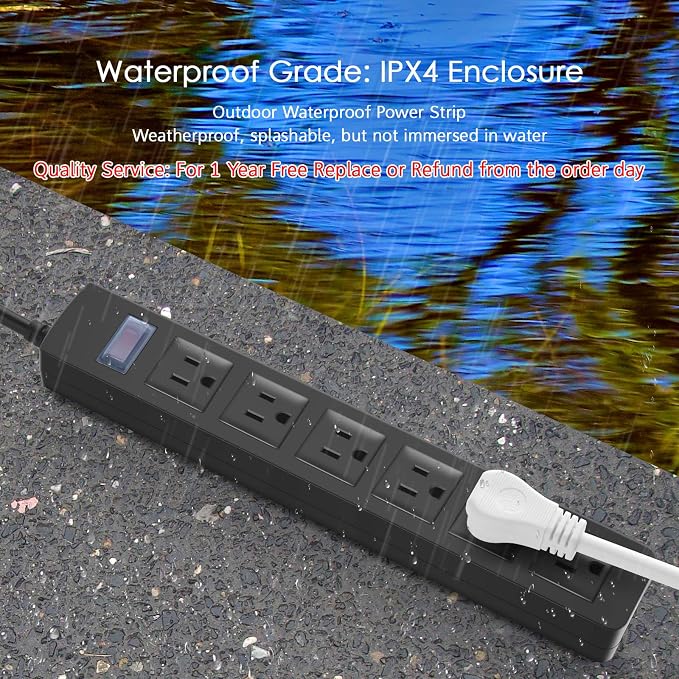 Outdoor Power Strip Waterproof - Image 2