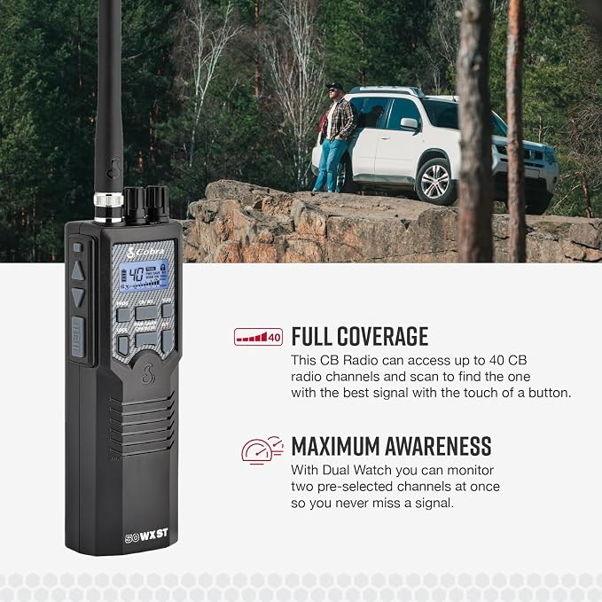 Cobra HH50WXST Handheld CB Radio - Image 4