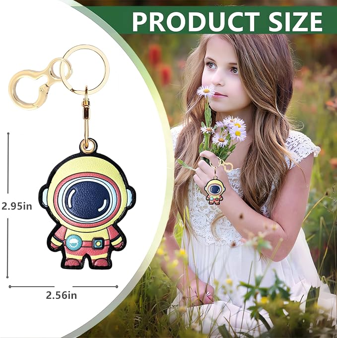 Leather Keychain Holder Case Compatible - Image 2