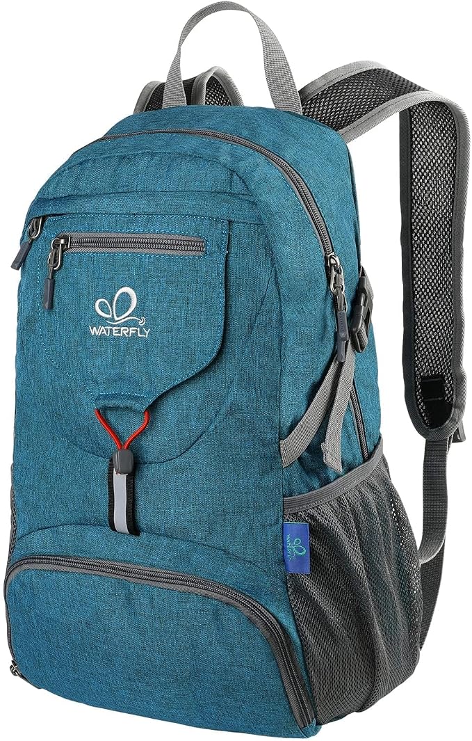 WATERFLY Small Lightweight Packable Backpack: 20l Ultra Light Foldable Travel - Image 9