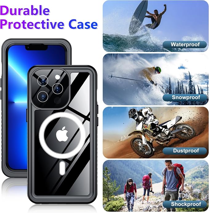 Red2Fire 2025 New Designed for iPhone 13 Pro Max Case Waterproof, Phone Case - Image 6