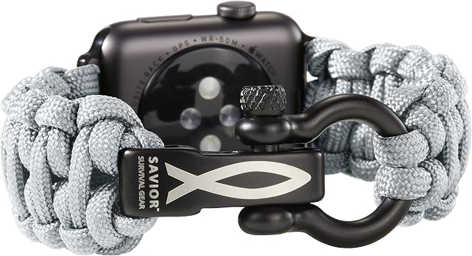 Savior Survival Gear Paracord Watch Band, Compatible by SaviorSurvivalGear