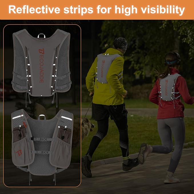 BECOJADDE Running Vest Hydration Backpack - Image 6