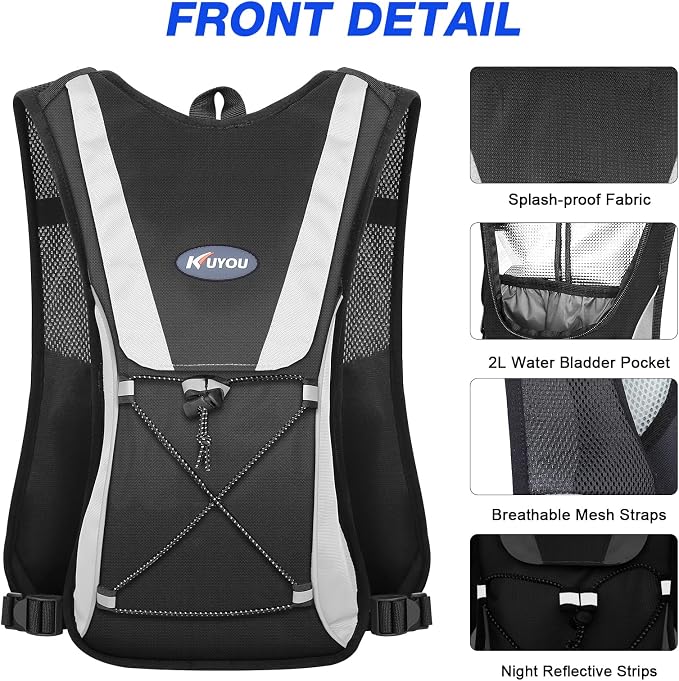 KUYOU Running Hydration Vest - Image 2