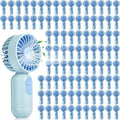 Rossesay 96 Pcs Mini Portable Fan Bulk Cute Handheld Lightweight Small Little by Rossesay