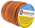 Mandala Crafts Round Genuine Rust Leather Cord by MandalaCrafts