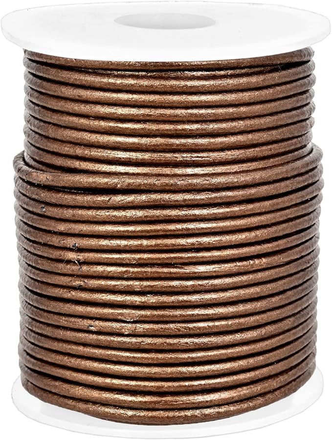 GENIQUE Real/Genuine Round Leather String Cord - Image 2