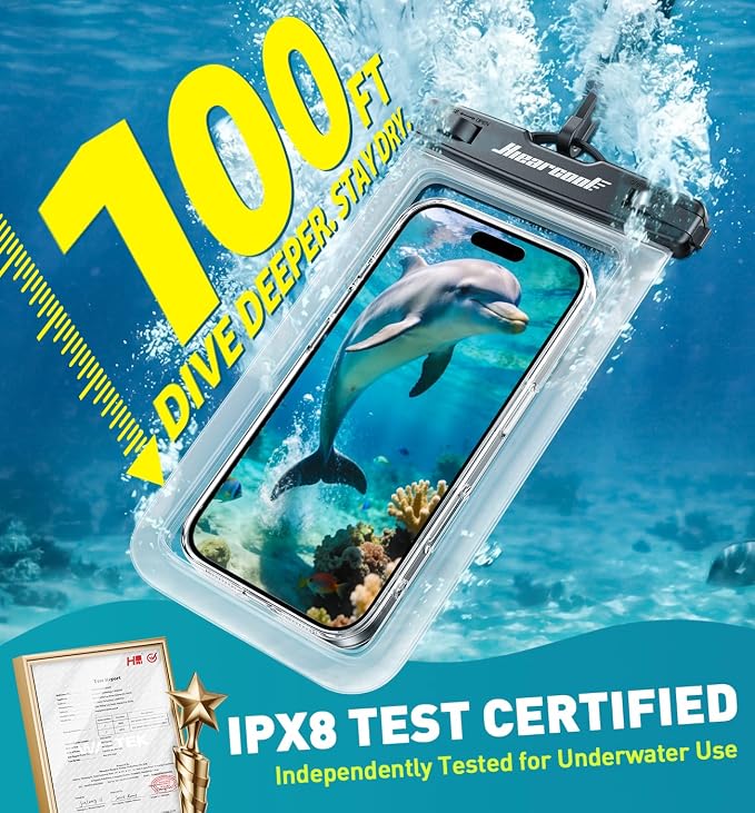 Hiearcool Waterproof Phone Pouch, Waterproof Phone Case - Image 2
