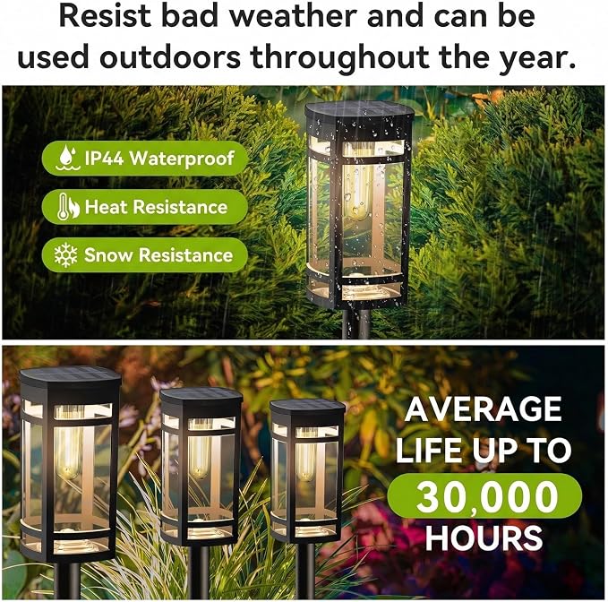EXCMARK 12 Pack Solar Lights Outdoor Waterproof - Image 5