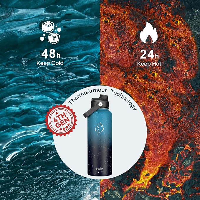 BUZIO 40oz Insulated Water Bottle - Image 2