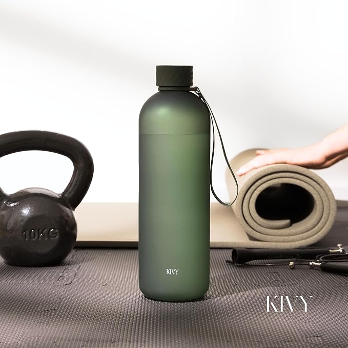 KIVY Large Water Bottle 50oz Fits Backpack & Cupholder - Image 7