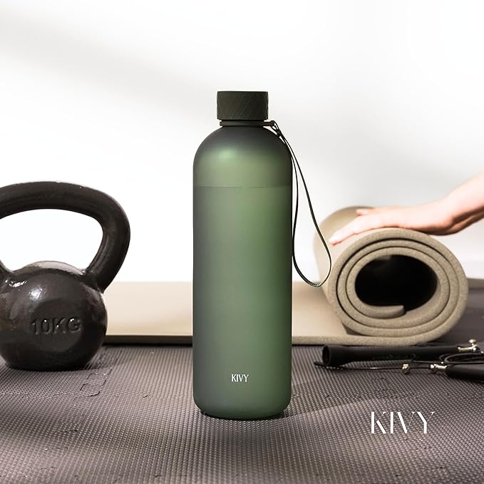 KIVY Large Water Bottle 50oz Fits Backpack & Cupholder - Image 6