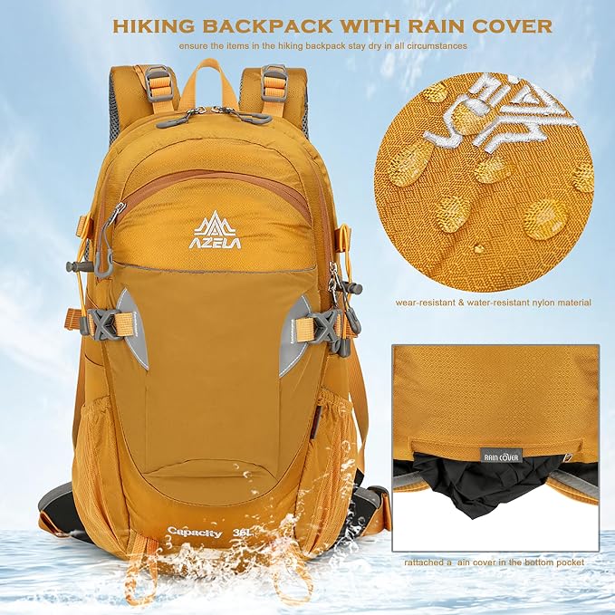 35L Hiking Backpack Detachable Frame Backpack - Image 3