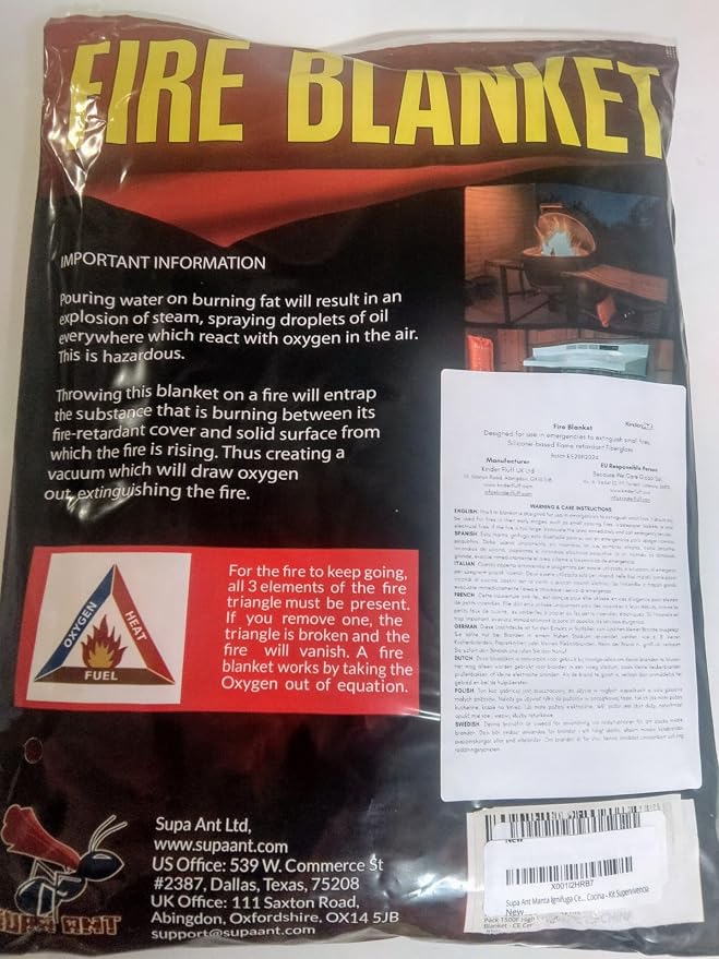 Fire Blanket - 1500F CE Certified Emergency Fire Blanket - Image 4