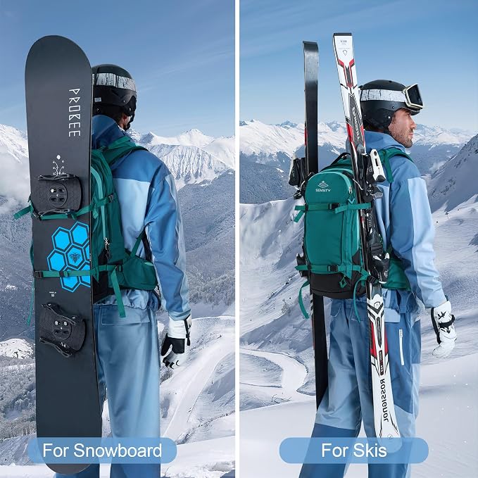 Ski and Snowboard Hydration Backpack, - Image 6