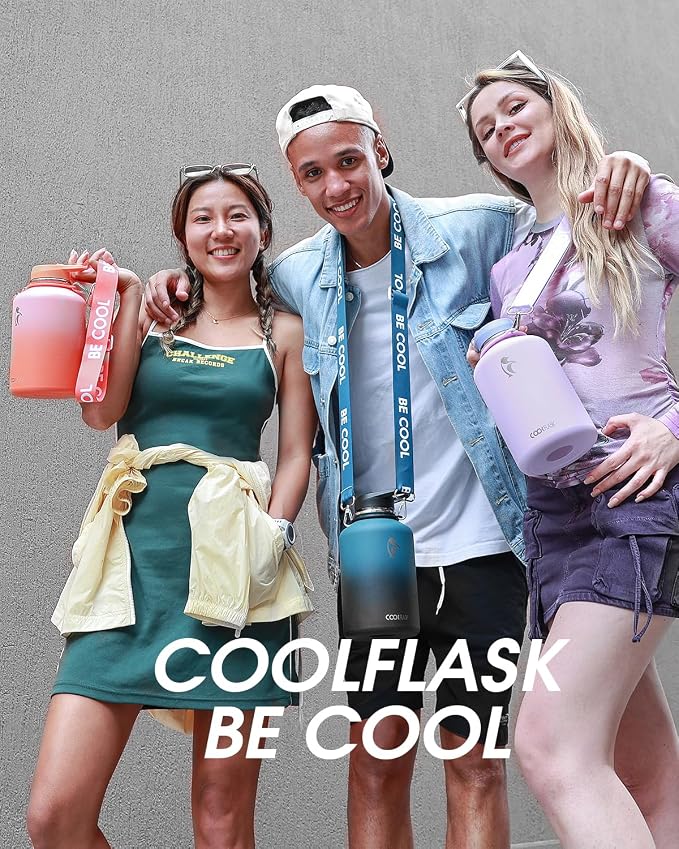 Coolflask 64 oz Water Bottle Insulated - Image 7