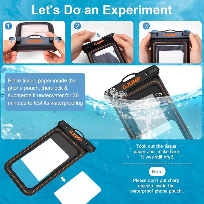 Waterproof Phone Pouch Floating 2 Pack, IP68 Dry Bag Compatible - Image 8