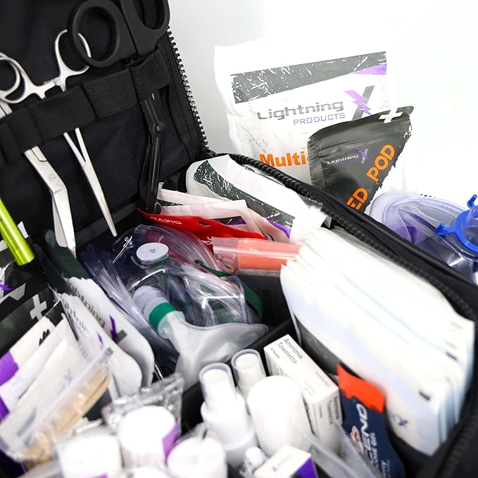 Lightning X Products Lightning X Pre-Stocked EMS/EMT Trauma Kit w/Large First - Image 5