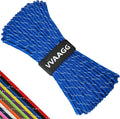 VVAAGG Reflective Paracord Rope 100FT, 7 Strand Nylon para Cord Lanyard Utility by ParacordSpecialist