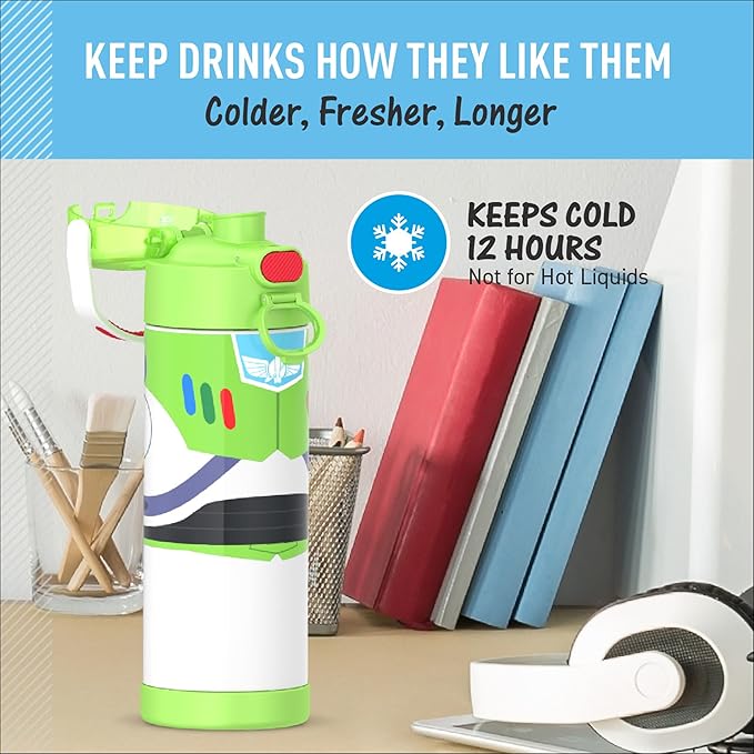 THERMOS FUNTAINER 16 Ounce Stainless Steel Vacuum Insulated Bottle - Image 6