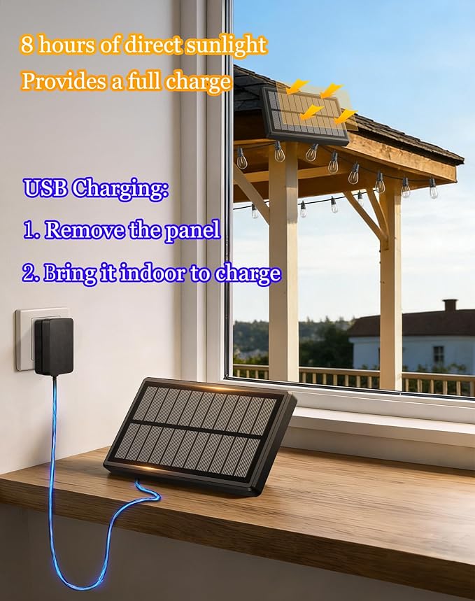148ft-Solar-Powered-Lights-Outdoor-Waterproof-String - Image 8