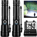 Lylting 2 Pack Rechargeable LED Flashlights High Lumens, 000LM Super Bright by Brightyourwayhome