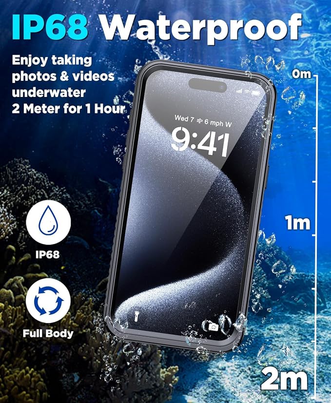 Beeasy for iPhone 15 Pro Max Waterproof Case - Image 3