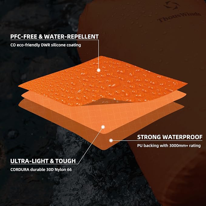 Thous Winds Waterproof Dry Bag, Ultralight 3L/6L/12L/24L/36L Roll Top - Image 3