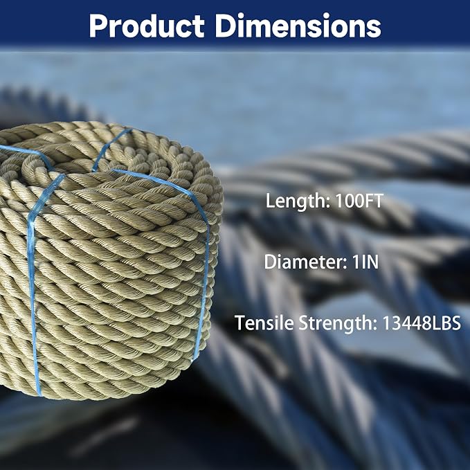1 inch x 100 feet Twisted ProManila - Image 2