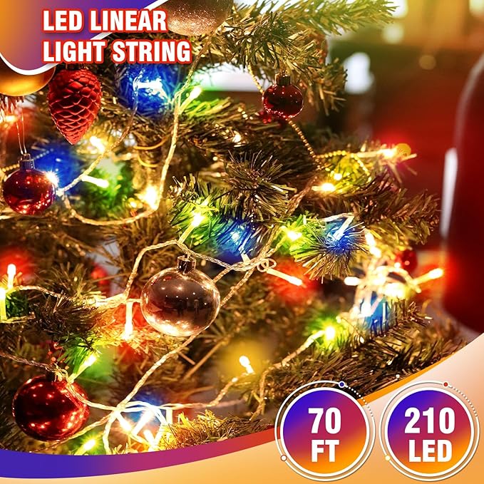 210 LED 4-Color Outdoor Easter String Lights, Seasonal Fairy Lights - Image 4