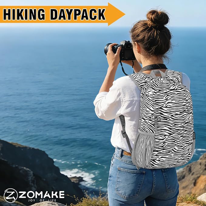 ZOMAKE Lightweight Packable Backpack, Foldable Backpacks Small Daypack - Image 2