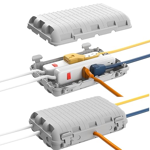Outdoor Waterproof Electrical Box, 2 Pack Large Extension Cord Cover Protector by logo