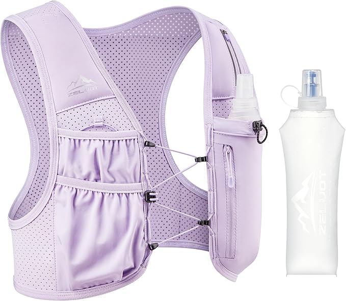 Zelvot Running Vest for Women Men, USA Original Patent, Adjustable Chest Straps by Zelvot