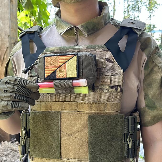 Tactical Molle Admin Pouch Chest Rig Small Molle Chest Pouch Utility MOLLE/Belt - Image 7