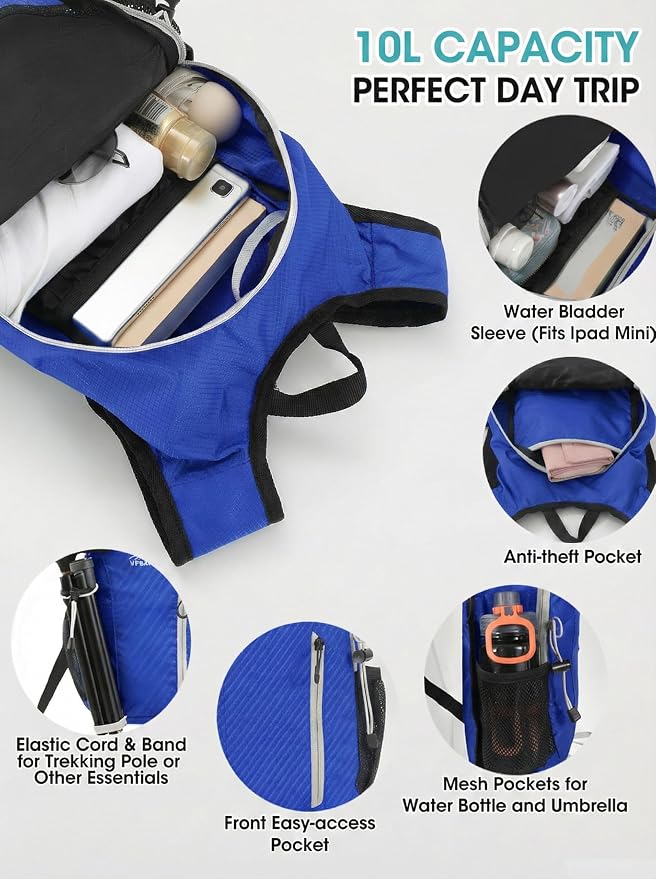 Foldable Small Hiking Backpack - Image 4