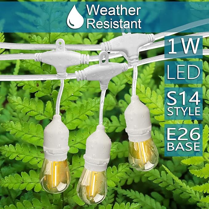 Banord Outdoor String Lights, 50FT Waterproof Patio Lights - Image 3